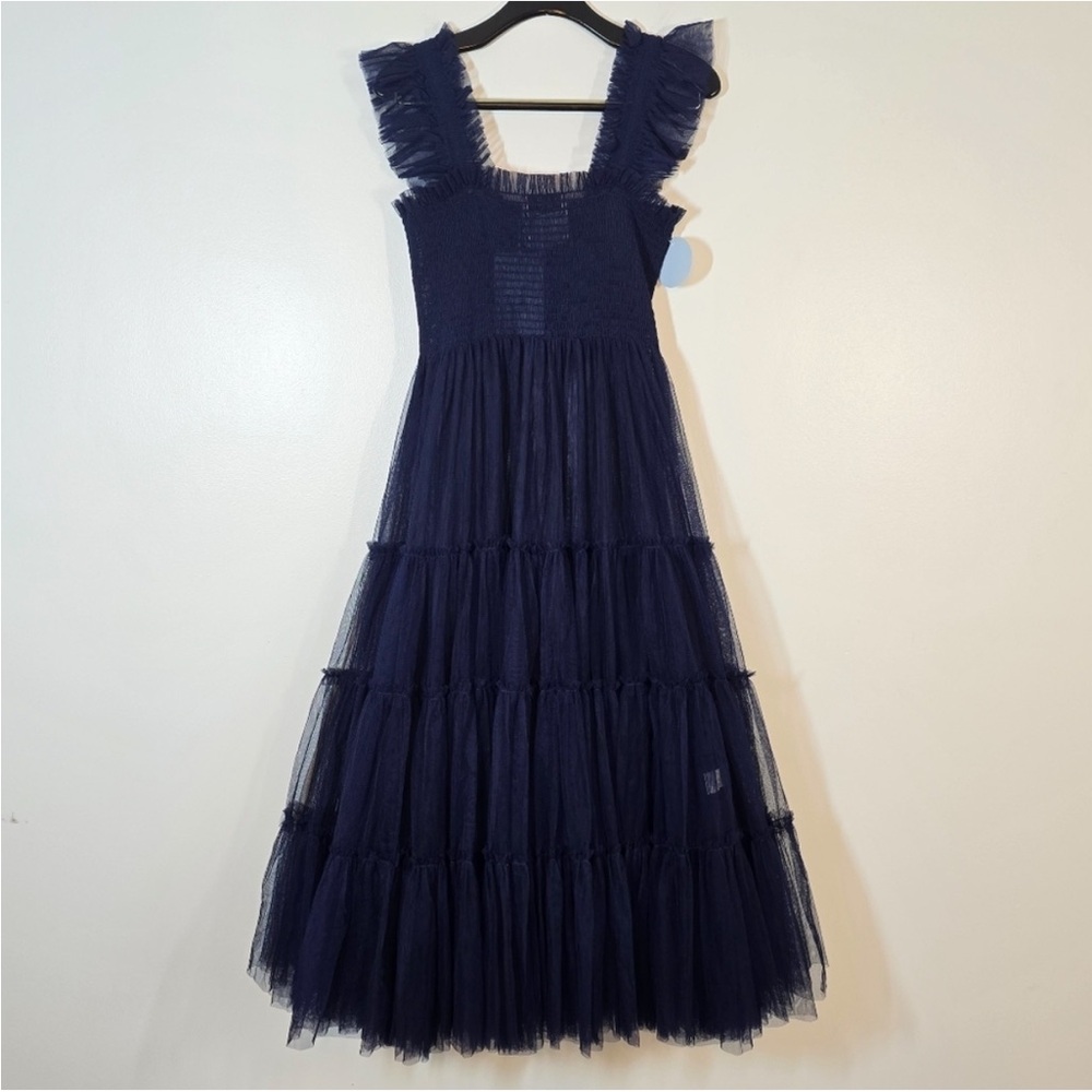 NWT Hill House The Tulle Ellie Nap Dress Collector's Edition Navy Blue Medium